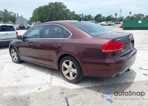 2012 Volkswagen Passat 2.5L Se from USA, damaged, VIN 1VWBP7A31CC097246